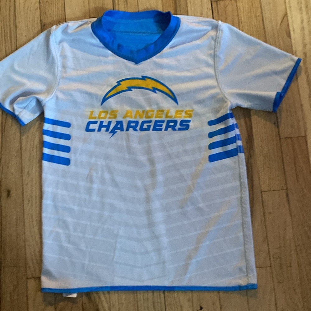 Reversible LA Chargers Jersey T-Shirt - Picture 3 of 3